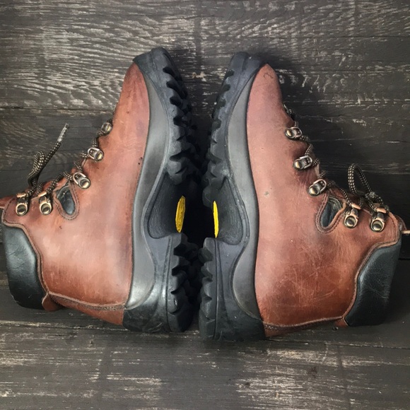 Leather Hiking Boots Size 